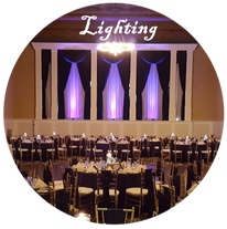 Uplighting, Up lighting, Wedding uplighting, lighting at weddings, 